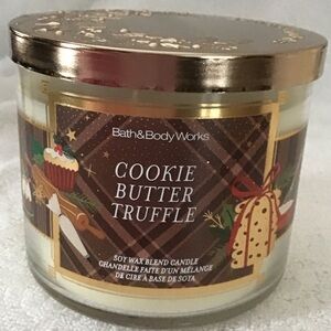 Bath & Body Works 3 wick candle Cookie Butter Truffle